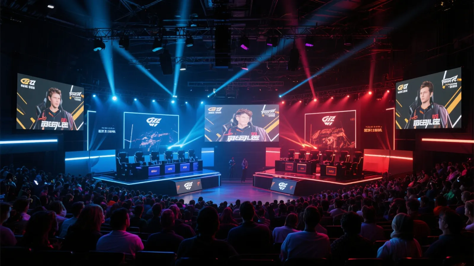 电竞场馆视觉海报